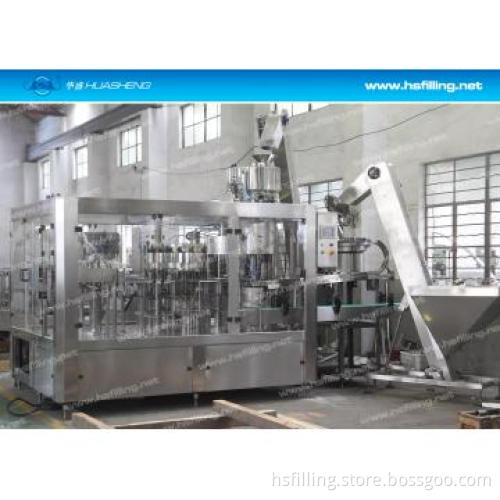 Rinser, Filler, Sealer 3 in 1, Bottled Soda Water Filling Machine